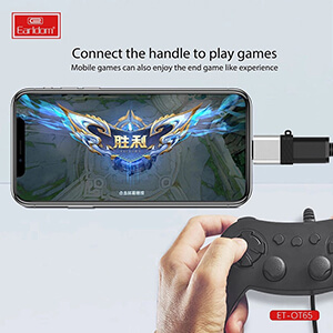 مبدل (آیفون به فلش) OTG USB به لایتنینگ ارلدام مدل OT65