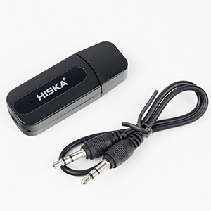 گیرنده دانگل (بلوتوث ماشین) هیسکا Hiska Car USB HR31 تبدیل خودرو به فضای موسیقی بی‌سیم