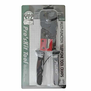 با برند معتبر پروسکیت (Proskit) این آچار به شما امکان پرس سریع و دقیق سوکت‌های RJ-45 و... RJ-11 را می‌دهد. BaziAcc.ir