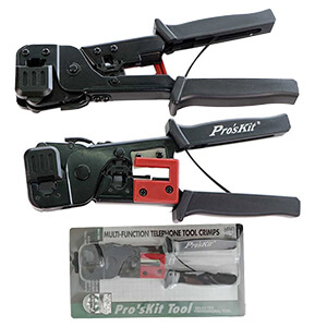 با برند معتبر پروسکیت (Proskit) این آچار به شما امکان پرس سریع و دقیق سوکت‌های RJ-45 و... RJ-11 را می‌دهد. BaziAcc.ir