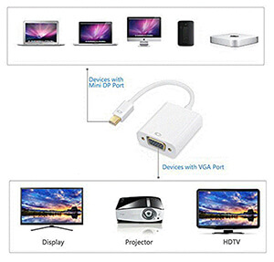 خرید و قیمت تبدیل Mini Display به VGA تبدیل Mini Display به VGA یک ابزار کارآمد و کم حجم برای اتصال دستگاه‌های با درگاه Mini Display به مانیتورها و پروژکتورها با درگاه VGA است. BaziAcc.ir