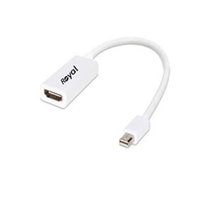 رید و قیمت تبدیل mini display به hdmi مارک Royal تبدیل Mini DisplayPort به HDMI مارک رویال ابزاری کارآمد برای ارتقاء تجربه رسانه‌ای خانگی شماست. با این تبدیل، محتوای ویدیویی با کیفیت بالا را به سرعت از لپ‌تاپ یا رایانه لوحی خود به تلویزیون یا دستگاه‌های دارای HDMI منتقل کنید. BaziAcc.ir