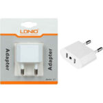 تبدیل دوشاخه برق ۱۱۰ به ۲۲۰ الدینیو LDNIO Z1 کاربری آسان و سریع: با قابلیت تبدیل دوشاخههای ۱۱۰ ولتی به ۲۲۰ ولت، این تبدیل LDNIO Z1 به شما این امکان را میدهد که دستگاههای خود را با اطمینان بیشتری در هر نقطهای از جهان به کار بیندازید. BaziAcc.ir