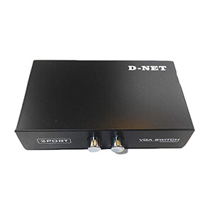 سوئیچ دو پورت VGA مدل D-58 از برند معتبر D-NET یک ابزار حیاتی برای اشتراک‌گذاری تصاویر از... دو سیستم به یک نمایشگر یا بالعکس است BaziAcc.ir