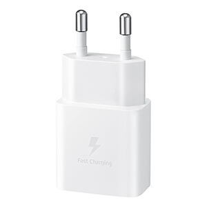 ویژگی ها : خرید و قیمت شارژر ادپتور دیواری 15 وات سامسونگ مدل EP-T1510 نوع رابط: USB-C گارانتی: دارد تعداد درگاه خروجی: 1 عدد شدت جریان خروجی: حداکثر 2 آمپر ویژگی های خاص: امکان شارژ ایمن دستگاه هنگام نوسان جریان محافظت از دستگاهها برابر Overcharge و دمای بالا BaziAcc.ir