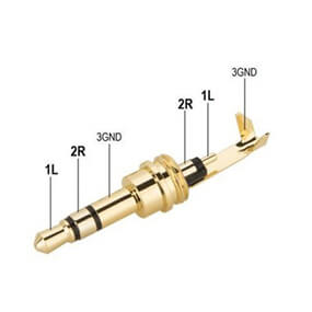 ویژگی ها : فیش نری AUX از نوع جک صدا 3.5 میلی‌متری استریو دوخط خط مخصوص هدفن دارای 3 قسمت شامل 2 خط صدای استریو و گراند  برند مرغوب سنهایزر جنس بدنه فلزی فنردار   جهت ساخت و تعمیر کابل صدای هندزفری BaziAcc.ir