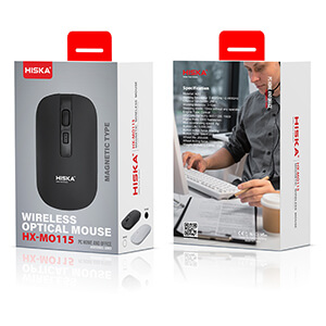 خرید و قیمت ماوس بی سیم هیسکا مدل HX-MO115 آزادی و دقت در یک طراحی مدرن ماوس بی‌سیم هیسکا مدل HX-MO115 یک تجربه جدید از کار با ماوس را فراهم می‌کند. با اتصال آسان به کامپیوتر از طریق دانگل USB، این ماوس فاقد نیاز به نصب درایور یا نرم‌افزار است. Plug-and-Play، یعنی فوراً آماده به کار! BaziAcc.ir