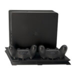 با پایه نگهدارنده و خنک‌کننده PS4 Slim مدل Ultrathin Charging Heat Sink تجربه‌ی بازی شما به یک سطح جدید ارتقاء می‌یابد. از خنک‌کننده گرفته تا شارژ دسته‌ها این پایه همه چیز را در یک بسته کوچک و کارآمد فراهم می‌کند. BaziAcc.ir