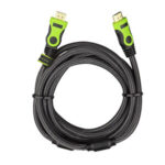 این کابل با دارا بودن زره و نخ محافظ... همراه با نویزگیر بر سر دو سر نری HDMI به شما اطمینان از انتقال دادهها با کیفیت بالا و خالی از هرگونه تداخل میدهد. BaziAcc.ir