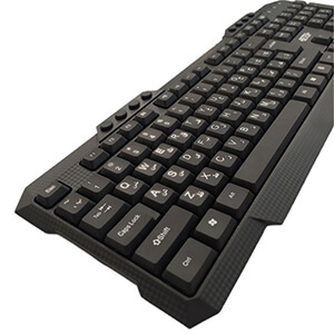 خرید و قیمت کیبورد دیتکس مدل D-510-2 ویژگی ها : اتصال:  با سیم رابط: USB جنس بدنه: پلاستیک نشانگر LED: دارد حروف فارسی حک شده بر روی کیبورد: دارد قابلیت تنظیم ارتفاع: دارد تعداد کلید ها: 112 عدد BaziAcc.ir