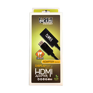 مبدل DisplayPort به HDMI کی نت پلاس مدل KP-CODP2HD دارای کانکتورهای DP Male به HDMI Male است که با قابلیت ضد نویز و طراحی استاندارد، اتصال سریع و پایدار را فراهم می‌کند. همچنین، جنس سر کانکتورها از نوع GOLD PLATED می‌باشد BaziAcc.ir