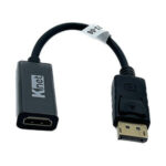مبدل DisplayPort به HDMI کی نت پلاس مدل KP-CODP2HD دارای کانکتورهای DP Male به HDMI Male است که با قابلیت ضد نویز و طراحی استاندارد، اتصال سریع و پایدار را فراهم میکند. همچنین، جنس سر کانکتورها از نوع GOLD PLATED میباشد BaziAcc.ir