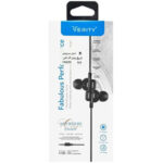 قیمت و خرید هندزفری وریتی مدل E97 ویژگی : سازنده : وریتی | Verity مدل : V-E97 با گارانتی: آسان سرویس نوع اتصال : باسیم رابط اتصال: جک 3.5 میلیمتری صدا قطر درایور: 10 میلی متر حساسیت: 99 +-3 دسی بل امپدانس: 16 اهم محدوده پاسخ فرکانسی: 20-20000 هرتز طول کابل: 125 سانتی متر جنس کابل: TPE مقاوم در برابر کشش و پارگی دارای میکروفون و قابلیت مکالمه دارای گارانتی آسان سرویس BaziAcc.ir