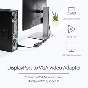 تبدیل DisplayPort به VGA کی نت مدل KP-C2101 یک راه حل هوشمندانه برای اتصال دستگاه‌های با پورت DisplayPort به نمایشگرها یا پروژکتورهای VGA است. این مبدل از اتصال Plug & Play پشتیبانی می‌کند BaziAcc.ir
