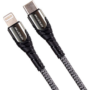 کابل تبدیل USB-C به Lightning کینگ استار مدل K351 iC طول 1 متر تضمینی برای شارژ ایمن و انتقال دیتا سریع کابل K351IC لایتنینگ از برند معتبر کینگ استار با طول 1 متر، ارتقاء چشمگیری به تجربه شارژ و انتقال دیتا شما می‌دهد. رشته‌های مسی با روکش کنفی تقویت شده، مقاومت بالایی را در برابر کشیدگی، خم شدگی، و گره خوردن ارائه می‌دهند. Baziacc.ir
