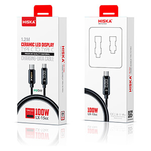 کابل تبدیل USB-C به USB-C هیسکا مدل LX-15CC طول 1 متر کیفیت و کارایی بی‌نظیر با ظهور شارژرهای وایرلس، کابل‌های شارژ همچنان جای خود را حفظ کرده‌اند. کابل تبدیل USB-C به USB-C هیسکا مدل LX-15CC یک نمونه برجسته از این دسته محصولات است. با توان 100 وات، این کابل به شما امکان شارژ دستگاه‌های مختلف را بدون محدودیت می‌دهد. نمایشگر دیجیتال روی کانکتور کابل نشانگری است از میزان توان خروجی. این ویژگی منحصر به فرد به شما کمک می‌کند تا همیشه در جریان باشید. baziAcc.ir