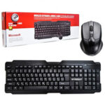 کیبورد و ماوس بیسیم ایکس-پی مدل : XP-W4200G تجربهای جدید از کیبورد و ماوس سطح بالای کیفیت و قیمت مناسب، ست کیبورد و ماوس بیسیم ایکس-پی مدل XP-W4200G از برند محبوب XP Product، ترکیبی کامل از سبک زندگی و عملکرد عالی را فراهم میکند. کیبورد این ست با 104 عدد کلید فیزیکی، BaziAcc.ir