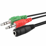  یک راه حل ساده و کارآمد برای اتصال هدست و هدفون‌های خلبانی تک فیش به دو جک مجزای هدفون و میکروفون. BaziAcc.ir