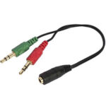 یک راه حل ساده و کارآمد برای اتصال هدست و هدفونهای خلبانی تک فیش به دو جک مجزای هدفون و میکروفون. BaziAcc.ir