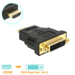 استفاده از تبدیل DVI ماده به HDMI نری به منظور اتصال دستگاهها و کارتهای گرافیک با پورت DVI به مانیتور یا تلویزیون با پورت HDMI بسیار کارآمد است. BaziAcc.ir