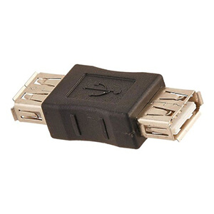 رابط دو سر یو اس بی برای اتصال دو کابل یو اس بی به یکدیگر و افزایش طول کابل USB استفاده می‌شود. این فیش در دو سر خود دارای دو پورت مادگی USB متصل به هم است. BaziAcc.ir