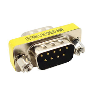 تبدیل 9 پین دو سر نر سریال دی نت D-NET 9 Pin Changer male to male  به شما امکان تبدیل پورت مادگی سریال به پورت نری RS232 را می‌دهد. BaziAcc.ir