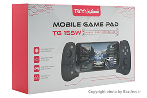 کنترلر گیمینگ موبایل تسکو مدل TG 155W با طراحی منحصر به فرد، برای بازی کردن با گوشیهای موبایل به کار می‌رود. این دسته بازی با بلوتوث به گوشی شما متصل می‌شود و محدوده عملکرد 8 متری دارد. BaziAcc.ir