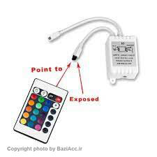 ریموت کنترل ریسه ال ای دی 12 ولت یک تجهیز هوشمند است که به شما امکان کنترل آسان و جذاب ال ای دی های خود را فراهم می‌کند. BaziAcc.ir