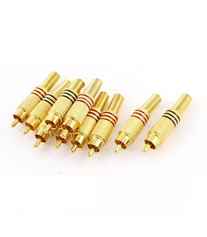 برای ساختن کابل AV و یا همان RCA، می‌توان از سوکت فلزی سونی استفاده نمود. این فیش بدلیل ساختار بدنه‌ی فلزی، به هنگام اتصال بدون نویز بوده و کیفیت تصویر و صدا بدون افت را بوجود می‌آورد. BaziAcc.ir