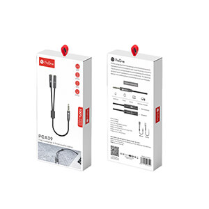 کابل تبدیل ۱ به ۲ انتقال صدا پرووان مدل PCA39  با تعبیه دو مادگی AUX، این کابل امکان اتصال هدفون و هندزفری به طور همزمان را به شما می‌دهد BaziAcc.ir