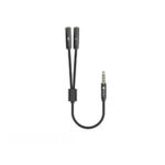 کابل تبدیل ۱ به ۲ انتقال صدا پرووان مدل PCA39 با تعبیه دو مادگی AUX، این کابل امکان اتصال هدفون و هندزفری به طور همزمان را به شما میدهد BaziAcc.ir