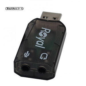 این کارت صدا با یک ورودی و یک خروجی صدا، از طریق پورت USB به لپ‌تاپ یا کامپیوتر شما متصل می‌شود. BaziAcc.ir