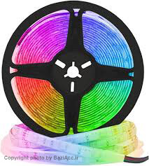 کاربردهای گسترده: این ریسه ال ای دی با روکش دیجیتال مناسب برای تزیین داخلی خانه، فضاهای تجاری، ویترین‌ها، و حتی ماشین‌هاست. BaziAcc.ir