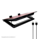 یکی از ویژگی‌های برجسته این پایه، دارا بودن یک فن با سایز بزرگ 14 سانتی‌متر با سرعت قابل تنظیم از 750 تا 1500 دور در دقیقه است. BaziAcc.ir